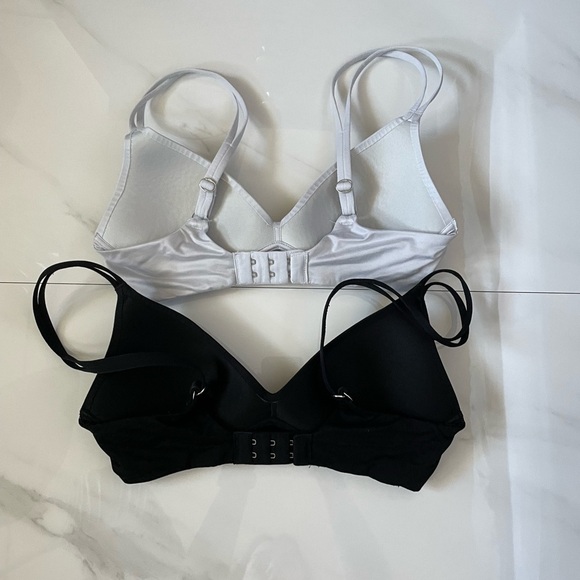 Bundle of 2 Aerie Real Sunnie Wireless Bra Black and Gray Size 30B - Picture 3 of 5